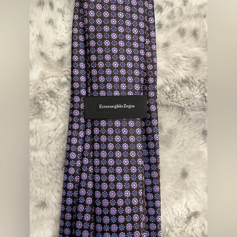 Ermenegildo ZEGNA Woven Paisley Silk Tie MSRP$240 Handmade in ITALY Great Gift!